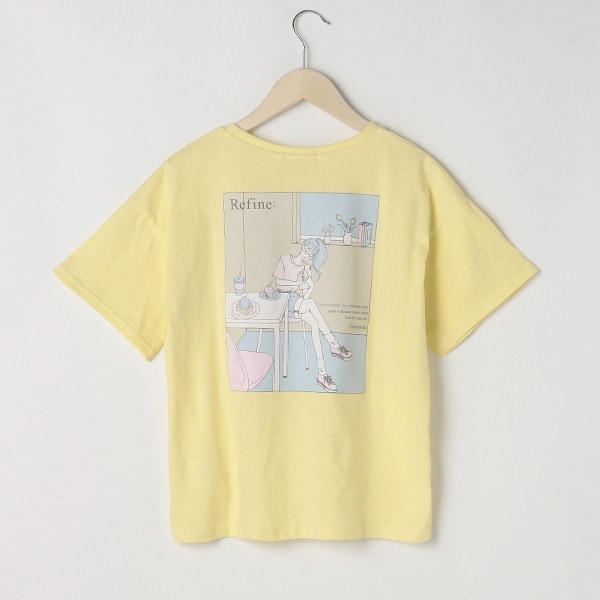 レトロイラスト半袖Tシャツ