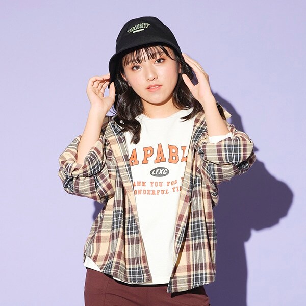 ワイド長袖シャツ