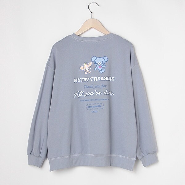 Narumiya Online ナルミヤ オンラインの公式通販サイト ナルミヤキャラ プルオーバー Ss 130 Angel Blue ジュニア