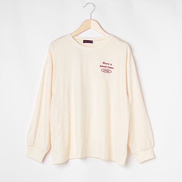 バックフォト長袖Tシャツ