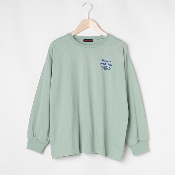 バックフォト長袖Tシャツ