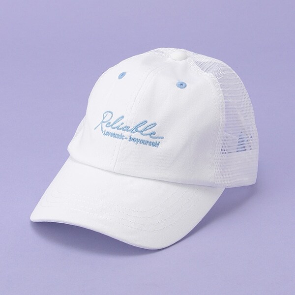 フロント刺しゅうメッシュCAP