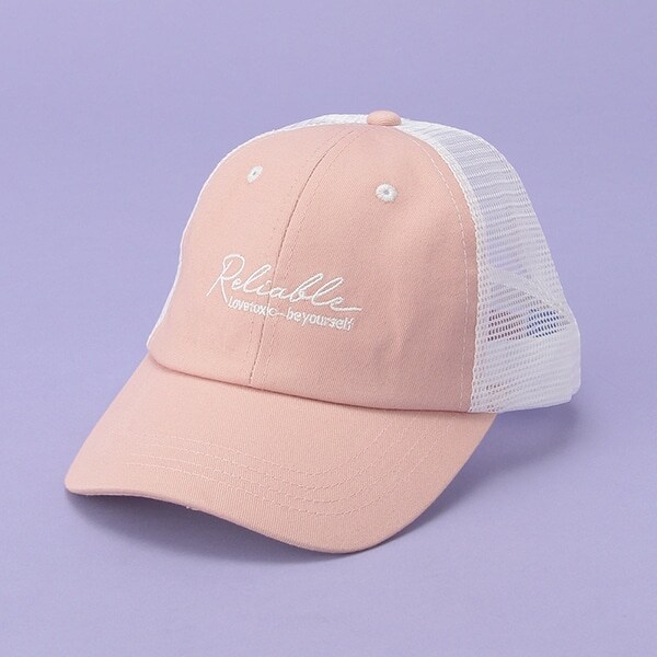 フロント刺しゅうメッシュCAP