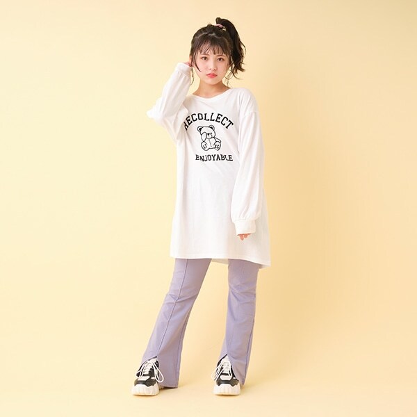 フレアロングパンツ