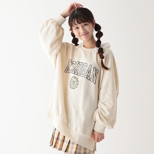 衿脱着プルオーバー