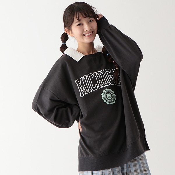 衿脱着プルオーバー