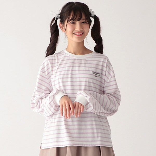 新品 main story 今季 ボーダーTシャツ 6yサイズ main story ボーダーTシャツ サイズ4 - メルカリ