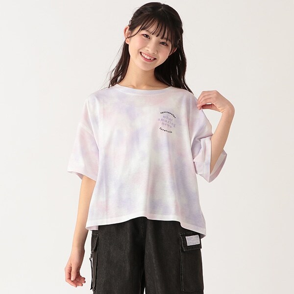 タイダイ短丈半T