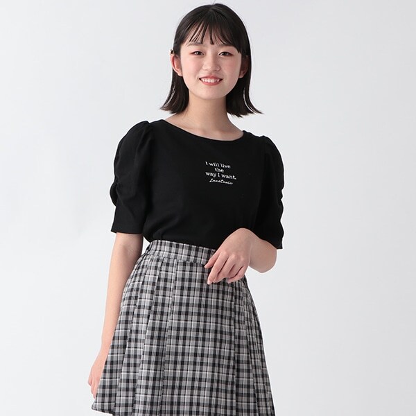 バックリボンテレコ半T