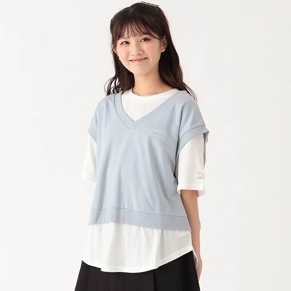 カットベストレイヤード半T