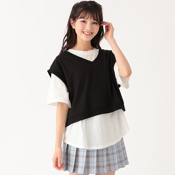 カットベストレイヤード半T