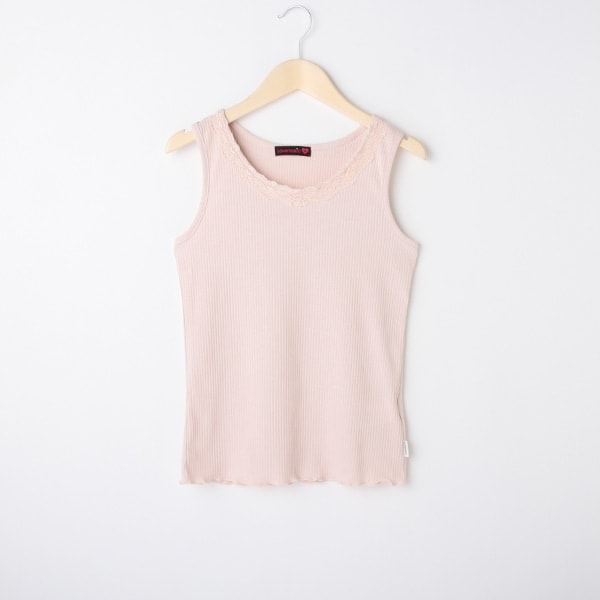 テレコレースタンクトップ