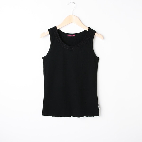 テレコレースタンクトップ