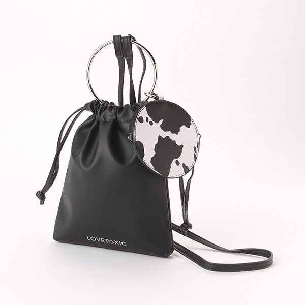 ポーチつき巾着ショルダーBAG