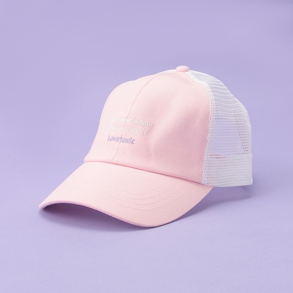 フロント刺しゅうメッシュCAP