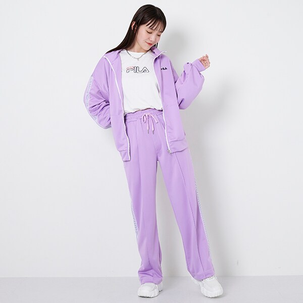 FILA×XLARGE コラボ パンツ 紫 トラックパンツ Mサイズ