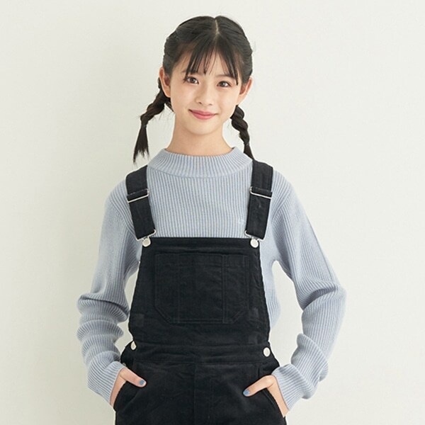 リブニットプルオーバー