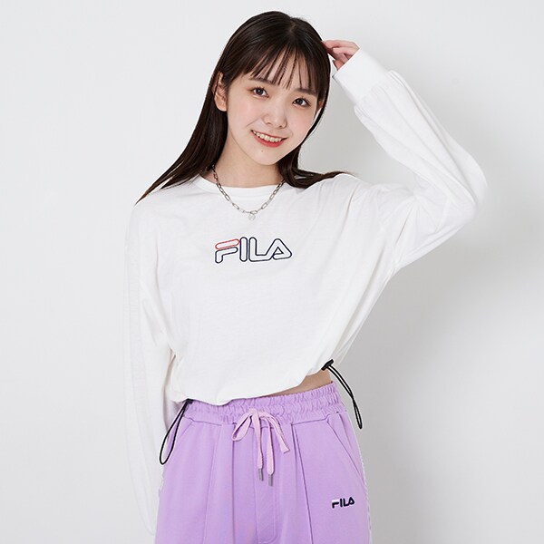 【FILA】ドロスト長袖Tシャツ