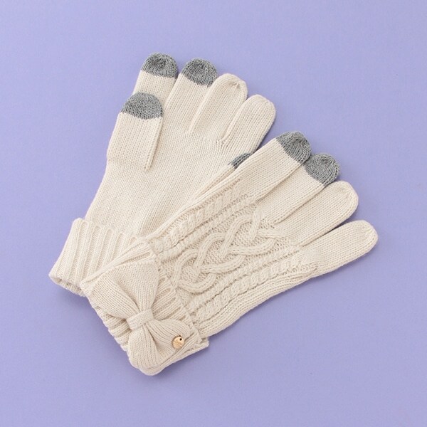 スマホ対応ケーブル編グローブ