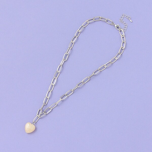 ハートチェーンネックレス