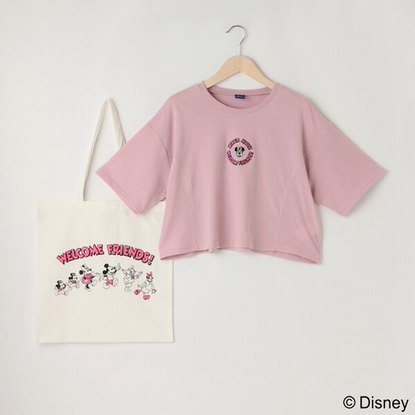 【Disney】半Tシャツ(トートBAGつき)