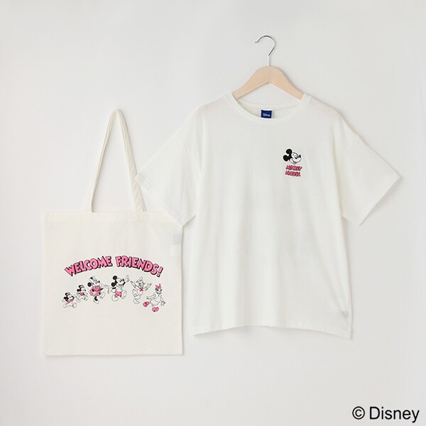 【Disney】BIG半Tシャツ(トートBAGつき)