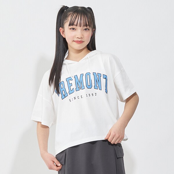 接触冷感 Tパーカ SETUP(SS(130) オフ ホワイト): ジュニア ナルミヤ オンライン公式サイト