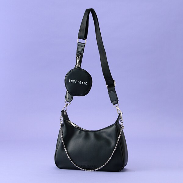 ポーチつきムーンショルダーBAG