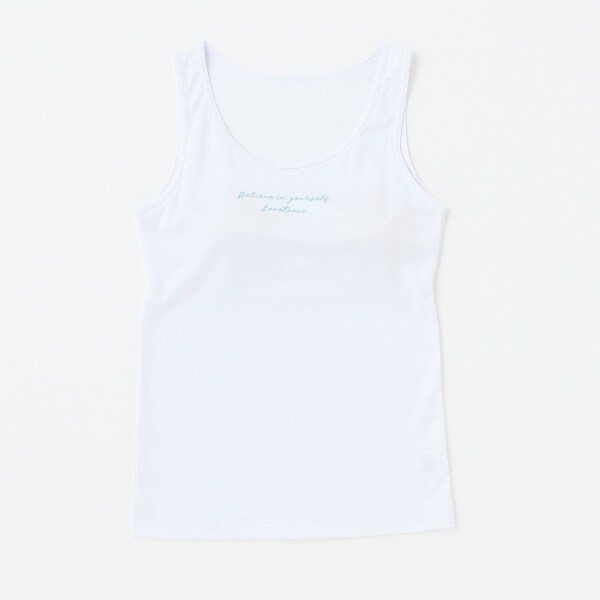 ロゴワンポイントプリントタンクトップ
