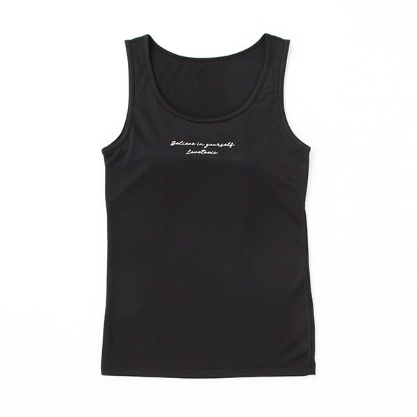 ロゴワンポイントプリントタンクトップ