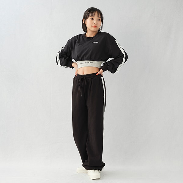 00s adidas cropped line pants 半端丈 ラインパンツ