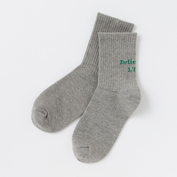 ナルミヤ　sk メッシュラインクルーソックス(M(17-20cm) ブルー): ジュニア