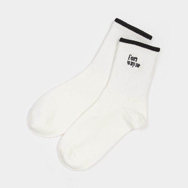 ナルミヤ　sk メッシュラインクルーソックス(M(17-20cm) ブルー): ジュニア