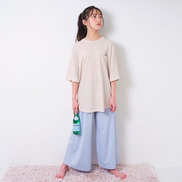 半袖バックプリント&パンツセット