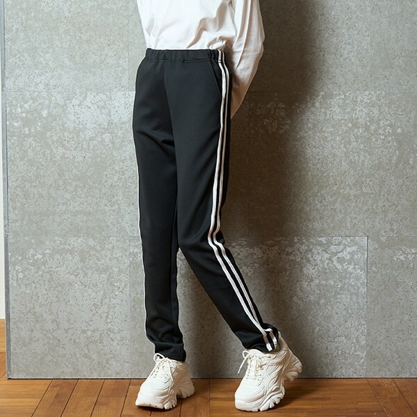 【ベーシック】【吸水速乾/さらさら】10分丈ラインレギパン