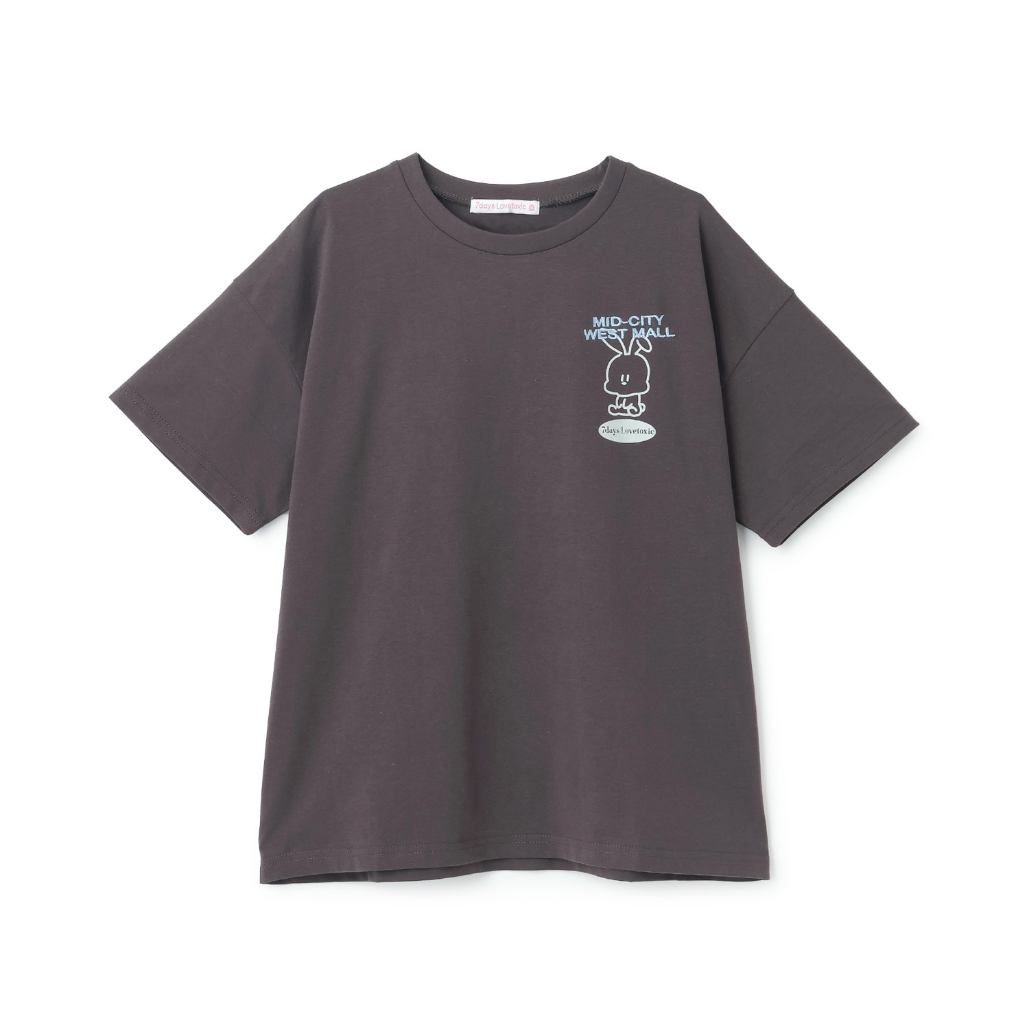 【7days】ウサギモチーフBig半袖Tシャツ
