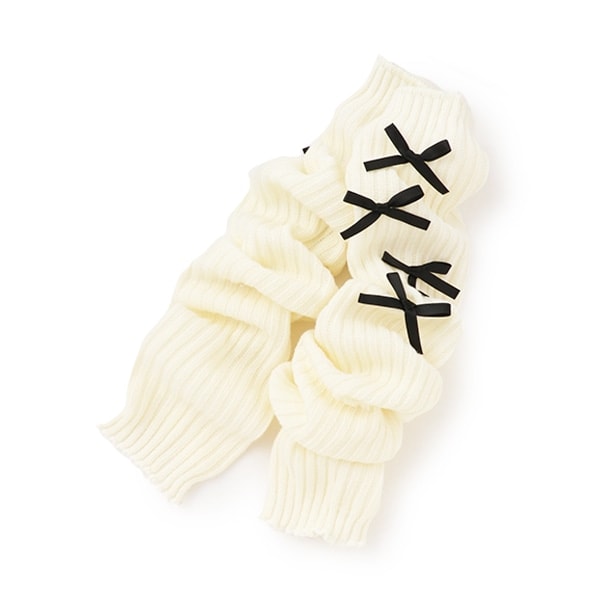 リボンレッグウォーマー