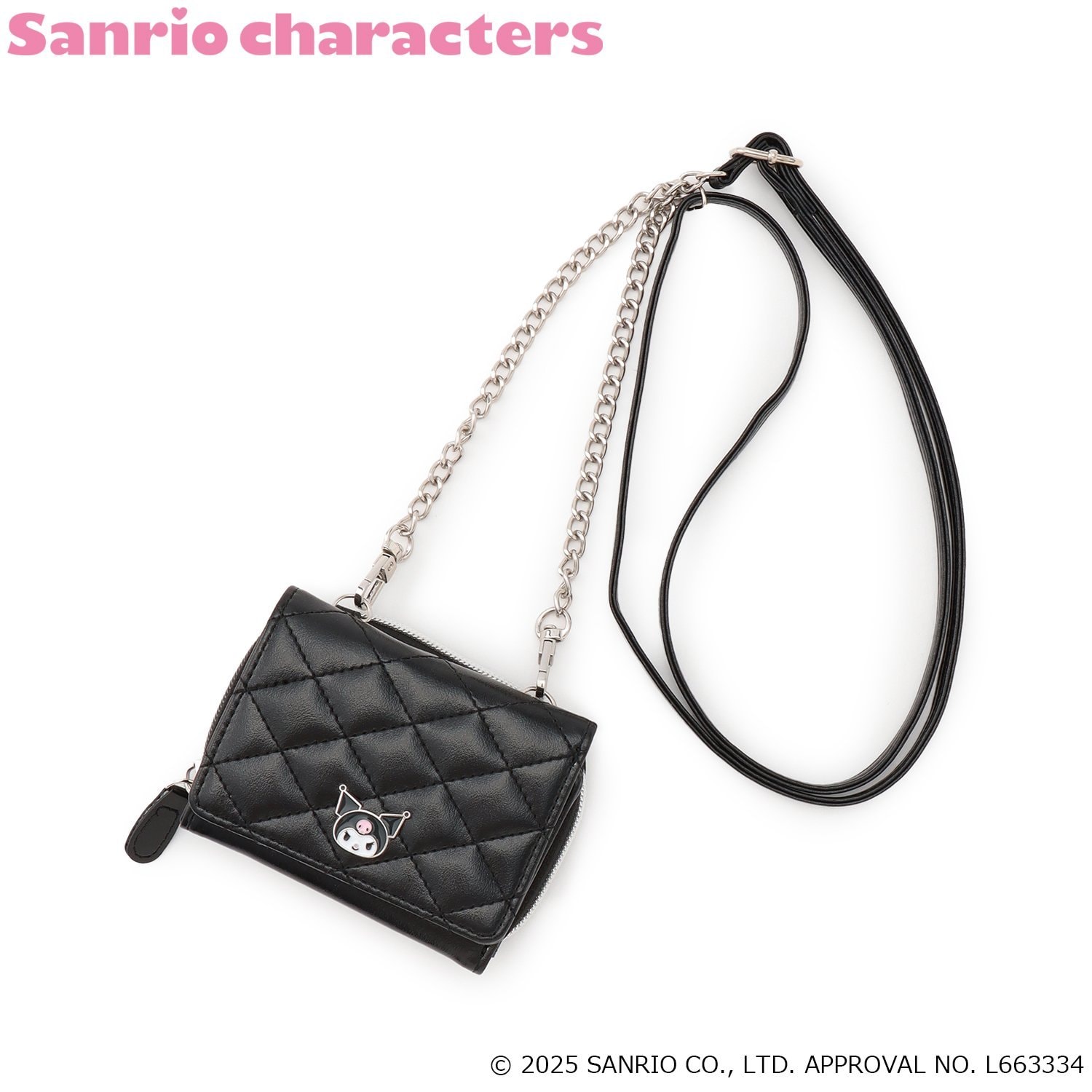 【サンリオキャラクターズ】キラキラキルティングウォレット