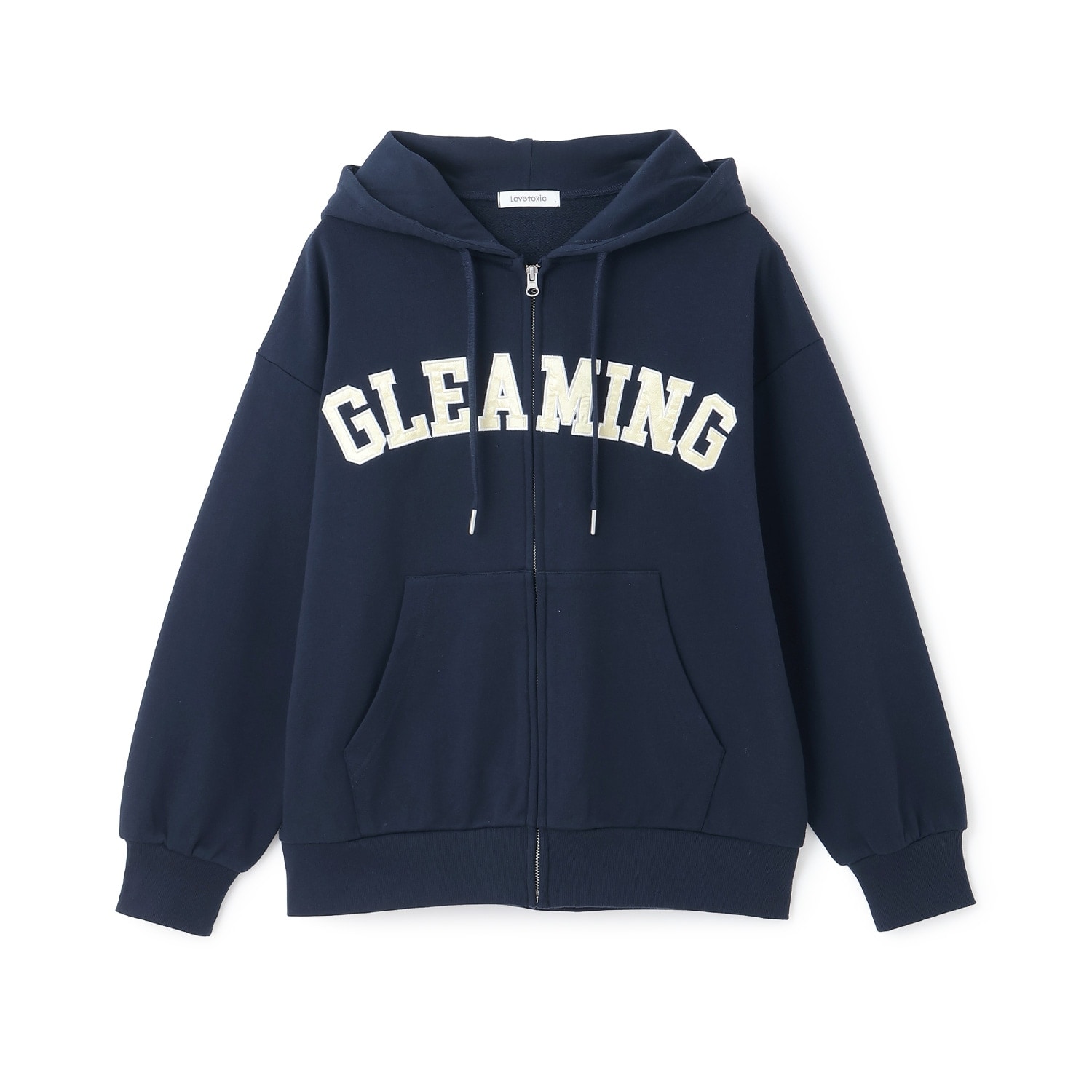 ロゴアップリケルーズジップパーカ