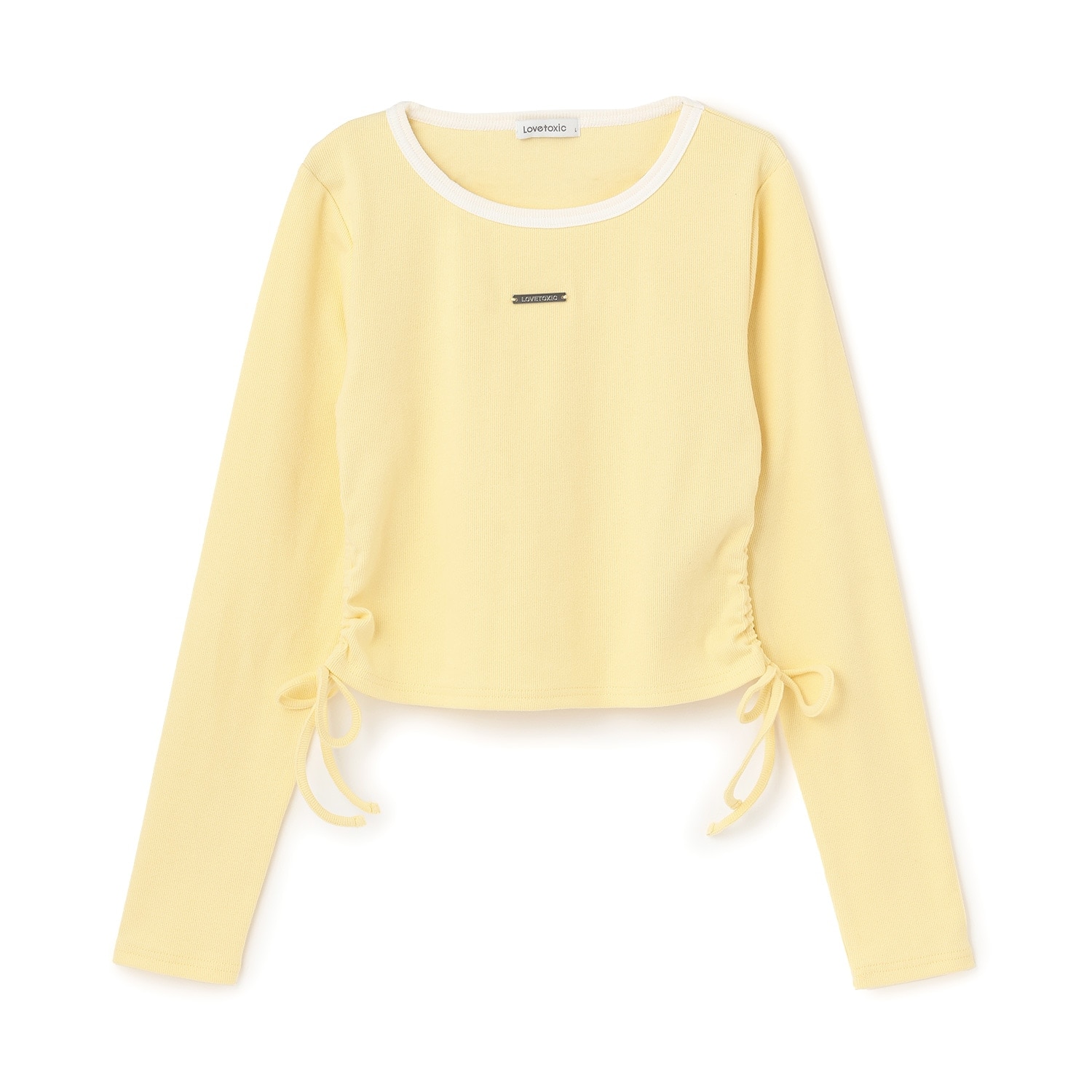 ドロストクロップドテレコ長袖T