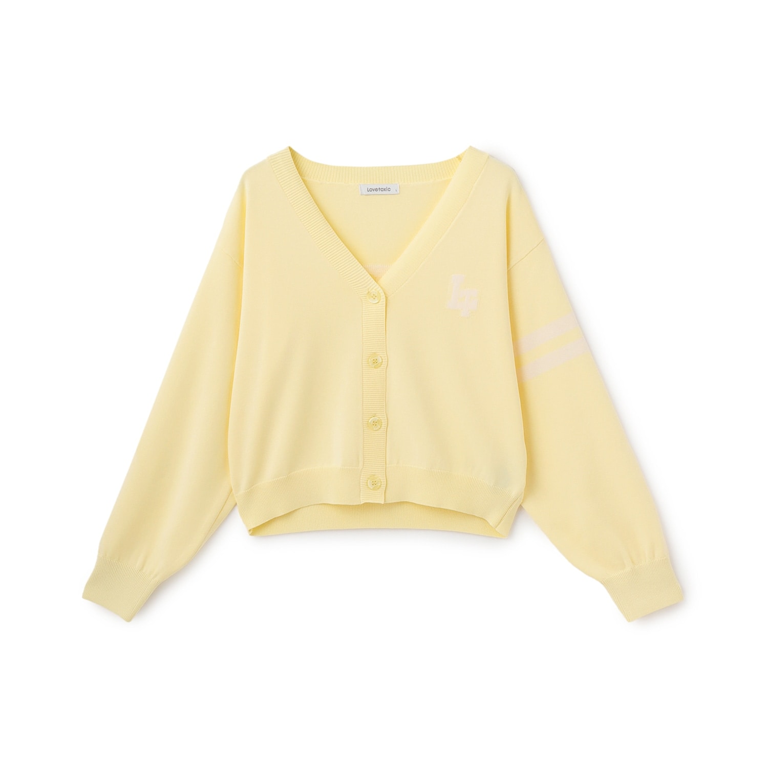 【UV/洗える】バックロゴカーディガン