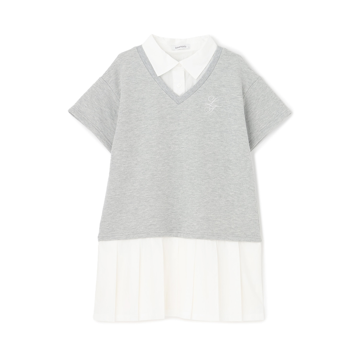 レイヤード風ワンピース