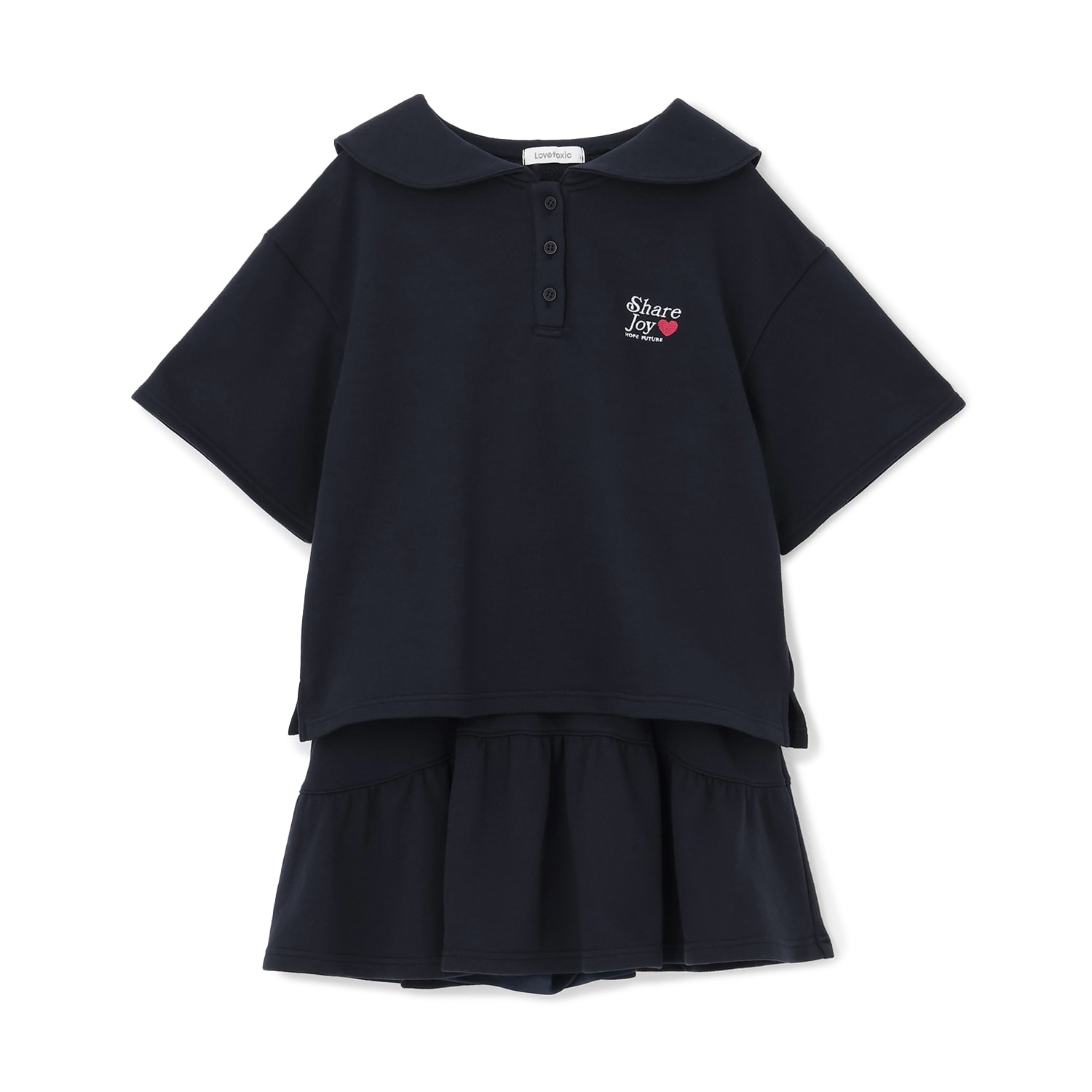 【吸水速乾】セーラーポロセットアップ