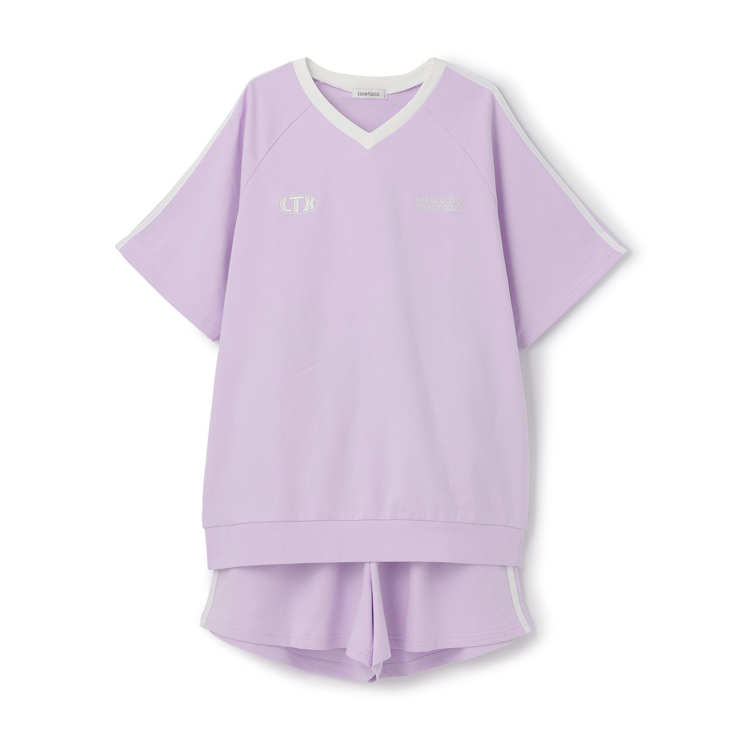 【綿100%】ワンマイルVネックスウェットセットアップ