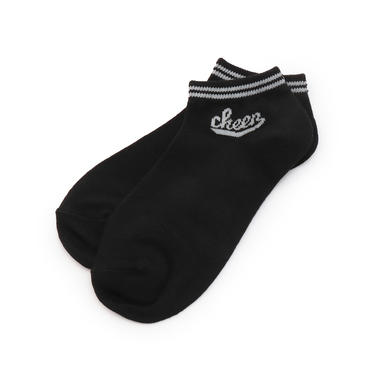 ラインロゴスニーカー丈ソックス