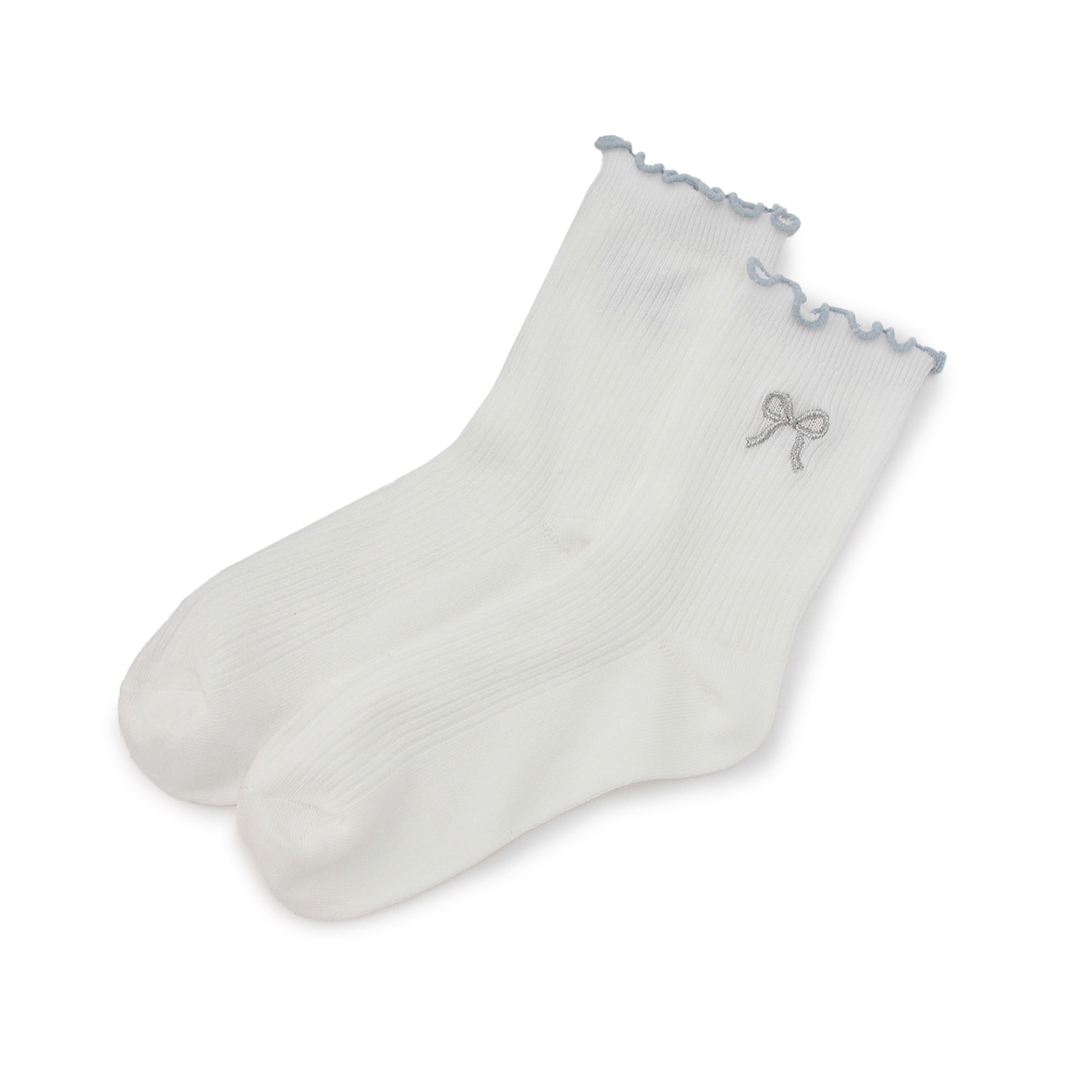 バイカラーメロークルーソックス