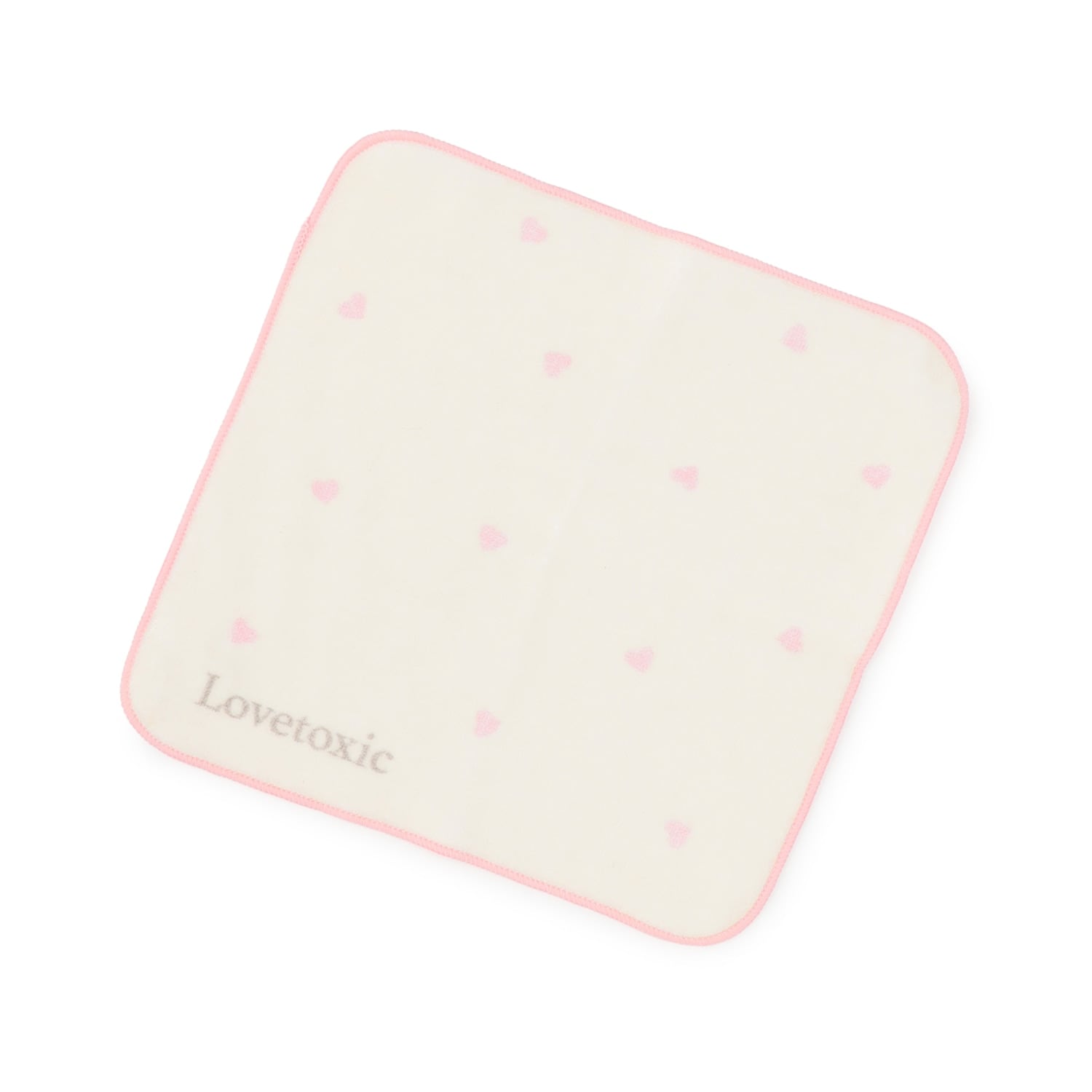 ハート総柄ハンドタオル