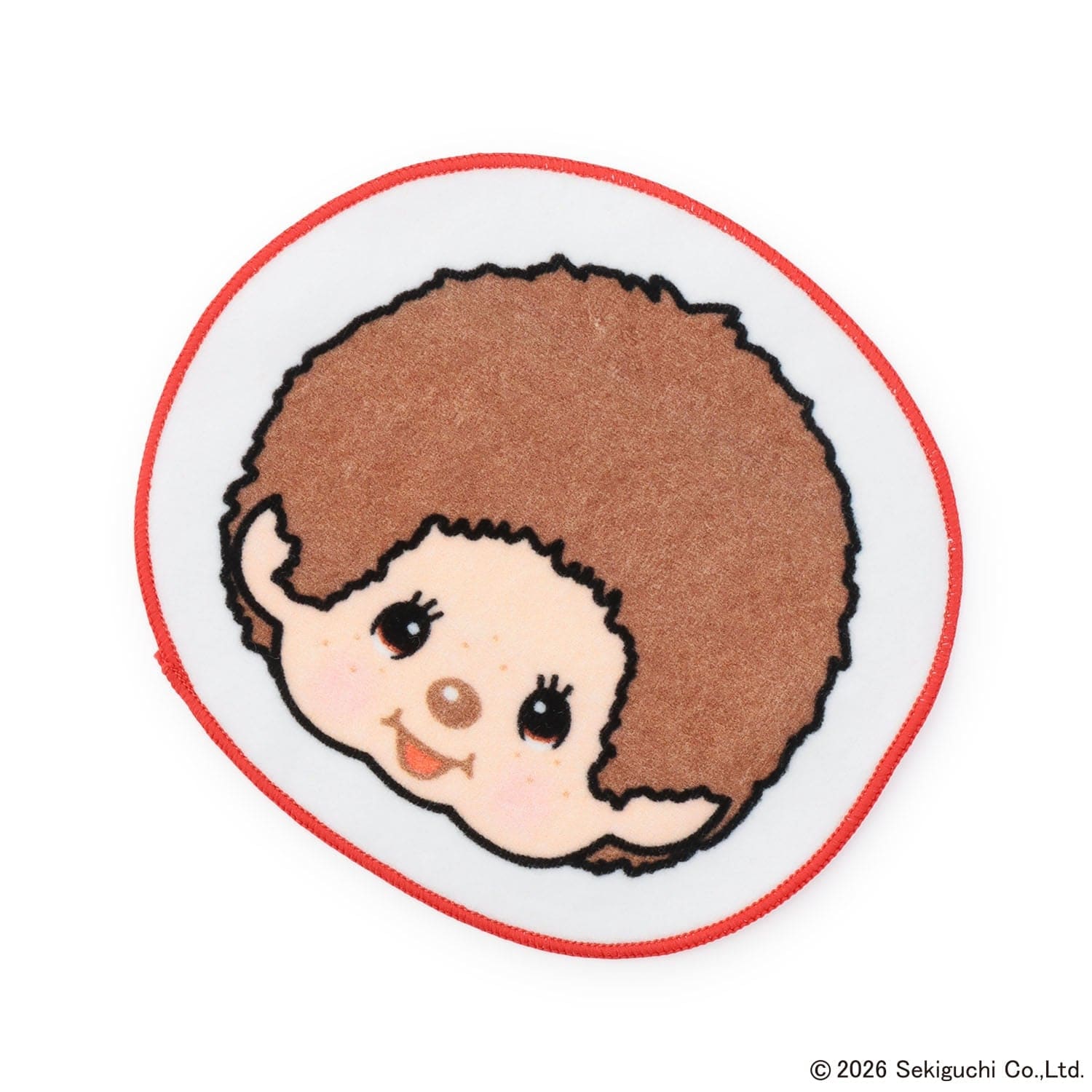 【モンチッチ】フェイスダイカットタオル