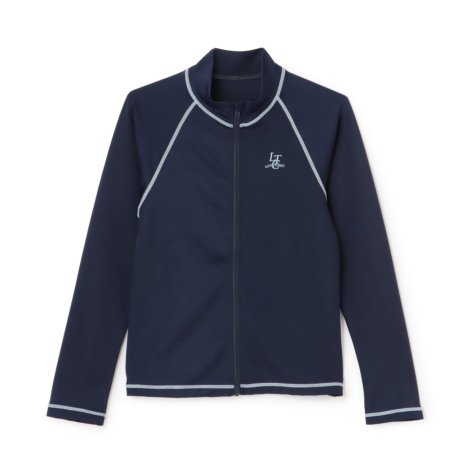 【SWIM】ラブトキ 長袖フルジップラッシュ