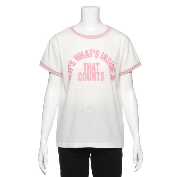ロゴ入りリンガーTシャツ
